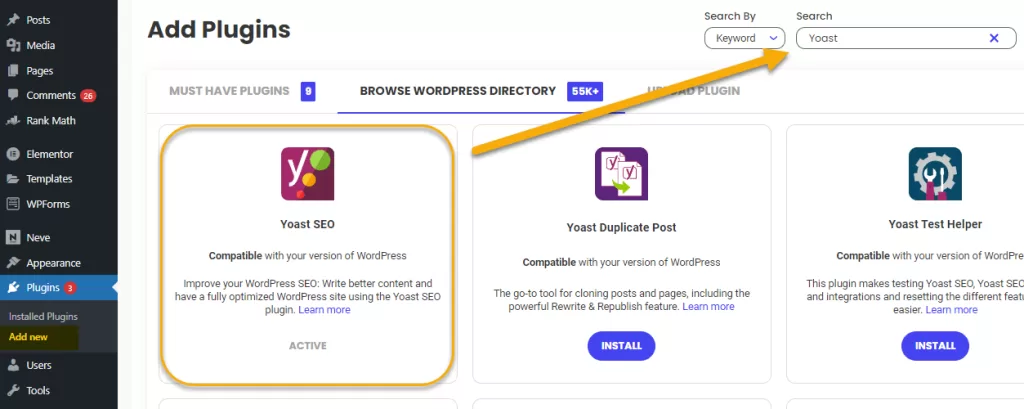 Visual representation of the WordPress SEO update process, highlighting the optimization features and tools. The image portrays the seamless experience of enhancing website visibility through WordPress, with updated SEO strategies, metadata, and content optimization for improved search engine rankings.