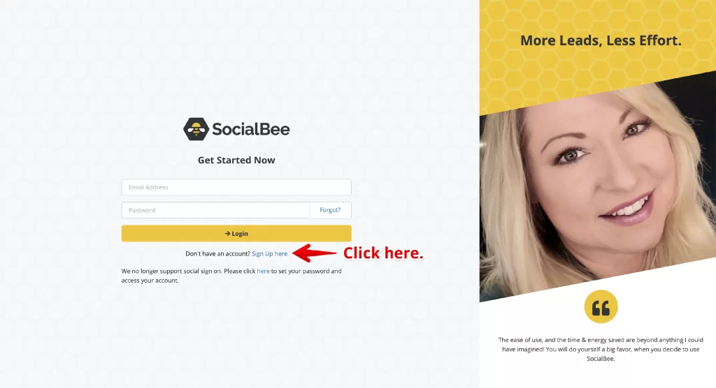 SocialBee Login